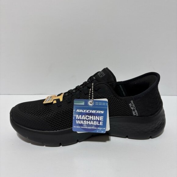 Skechers Women’s Go Walk Flex - Grand Entry Black Sneakers, Size 7 M - Picture 2 of 7